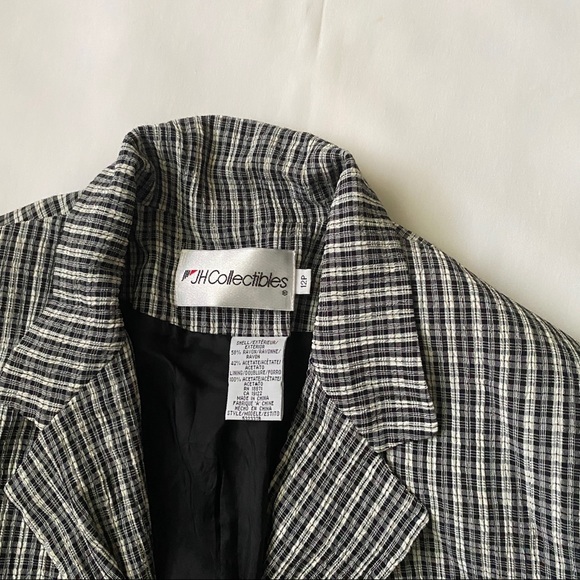 80s Padded Shoulder Blazer - Picture 2 of 3